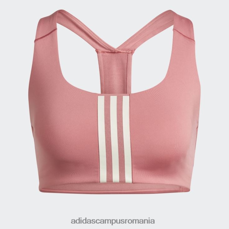adidas campus romania sutien roșu pentru antrenament powerimpact cu suport mediu femei roșu J266N210391