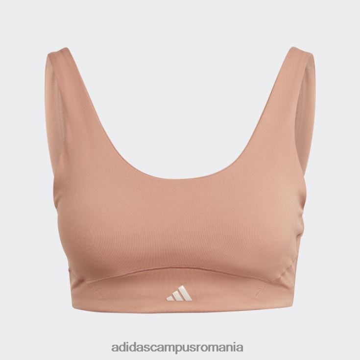 adidas campus romania sutien stilat clay coreflow luxe studio cu suport mediu adidas femei lut J266N23717