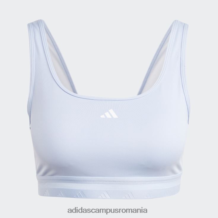 adidas campus romania sutien techfit cu susținere luminoasă pentru antrenament aeroreact albastru femei zori albastre J266N29437