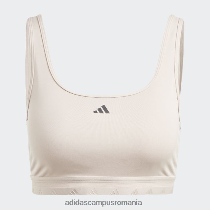 adidas campus romania sutien techfit de antrenament cu susținere lejeră aeroreact taupe femei taupe J266N29433