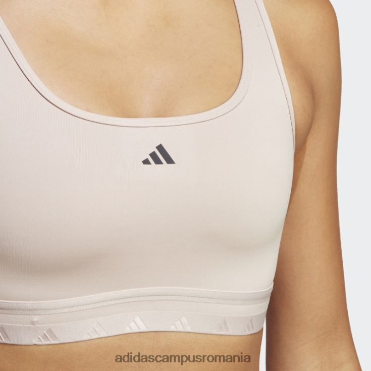 adidas campus romania sutien techfit de antrenament cu susținere lejeră aeroreact taupe femei taupe J266N29433