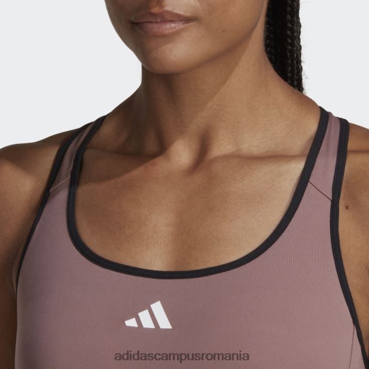 adidas campus romania sutien techfit hyperglam powerreact cu suport mediu violet femei violet/albastru/alb J266N22845