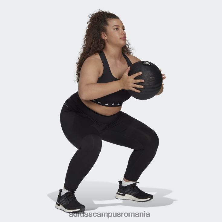 adidas campus romania sutien techfit negru powerreact training cu susținere medie (mărime plus) femei negru J266N216955