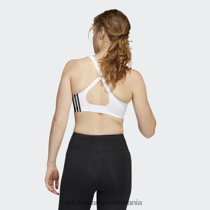 adidas campus romania tlrd impact training sutien de înaltă susținere alb fierbinte femei alb negru J266N22811
