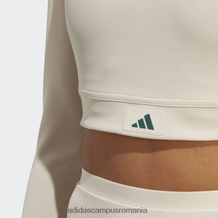 adidas campus romania top crop top cu mânecă lungă de club sportiv de in adidas femei lenjerie J266N217187