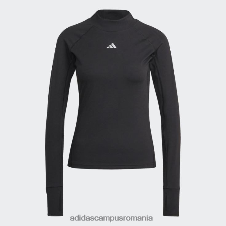 adidas campus romania top de antrenament negru techfit aeroready cald cu mânecă lungă femei negru J266N210439