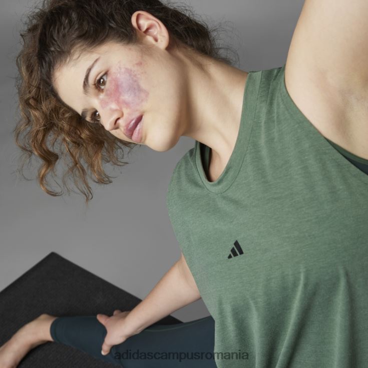 adidas campus romania top de yoga cu echilibru autentic de oxid verde femei oxid verde J266N210397