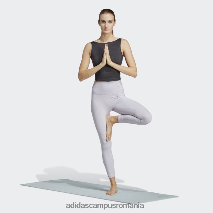 adidas campus romania top negru crop studio yoga femei negru J266N216799