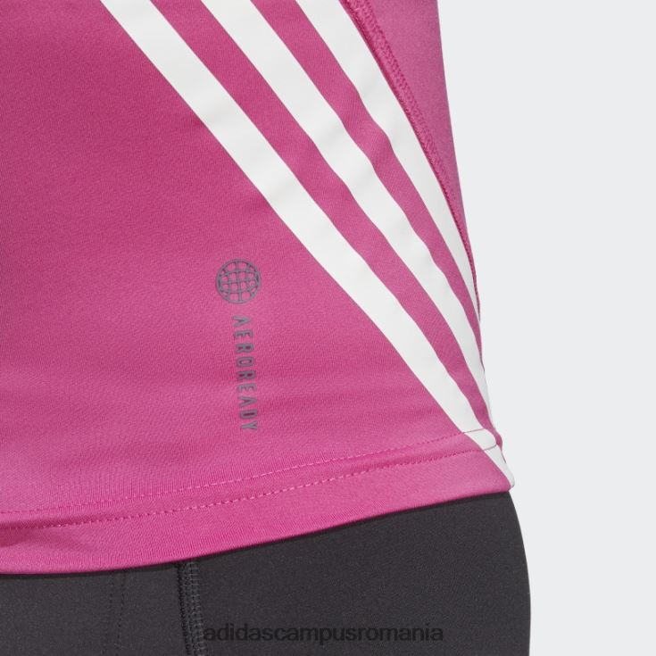 adidas campus romania tren icons 3-stripe tank top fuchsia femei fucsia/alb J266N29685