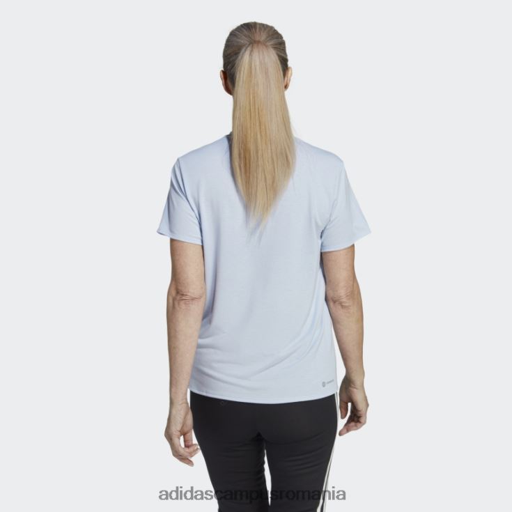 adidas campus romania tren icons 3-stripes tricou albastru zori adidas femei albastru zori/alb J266N23684