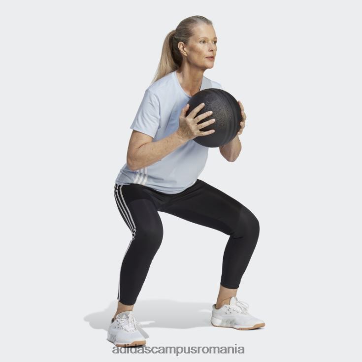 adidas campus romania tren icons 3-stripes tricou albastru zori adidas femei albastru zori/alb J266N23684