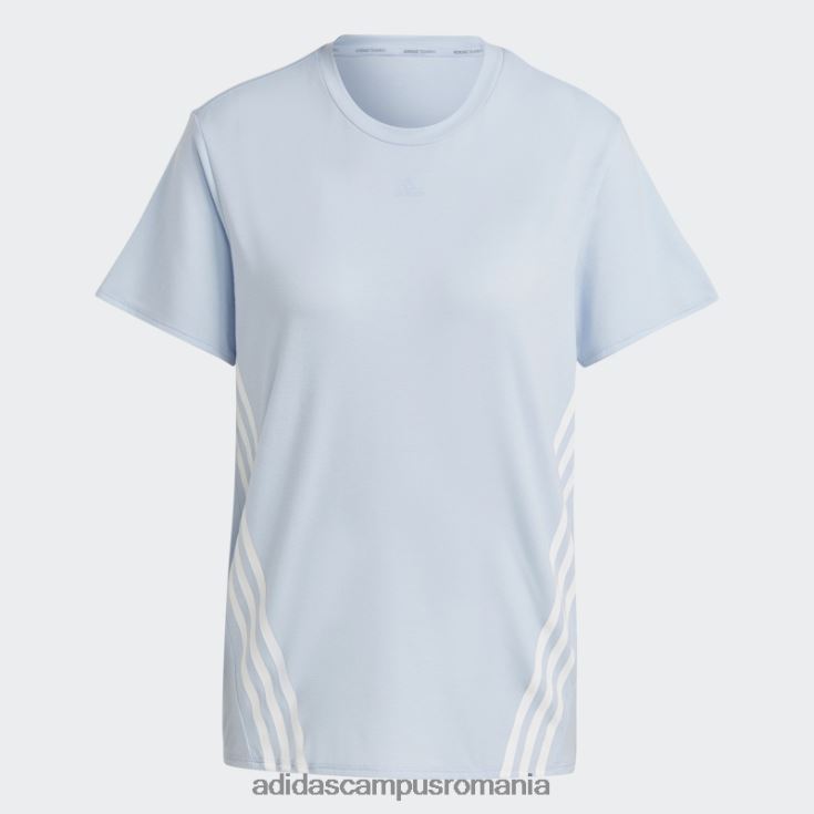 adidas campus romania tren icons 3-stripes tricou albastru zori adidas femei albastru zori/alb J266N23684