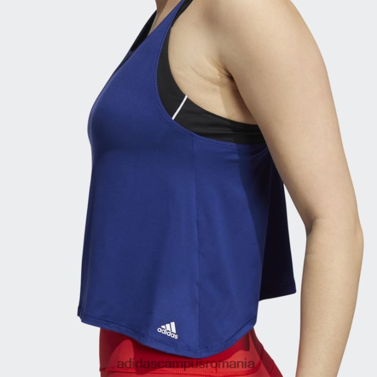 adidas campus romania tricou adidas victory blue yoga femei victorie albastru/alb J266N23057