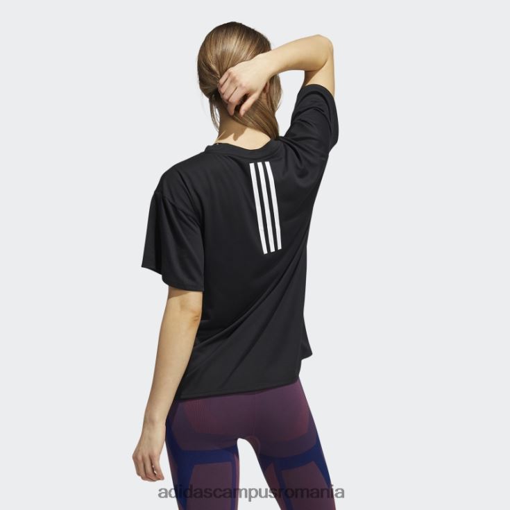 adidas campus romania tricou aeroready cu 3 dungi negru adidas femei negru J266N23708