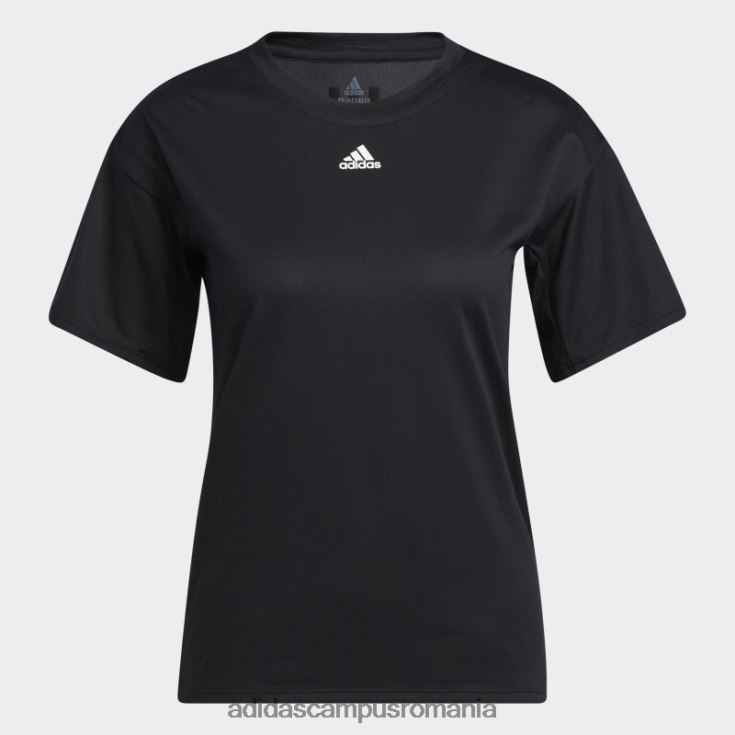 adidas campus romania tricou aeroready cu 3 dungi negru adidas femei negru J266N23708