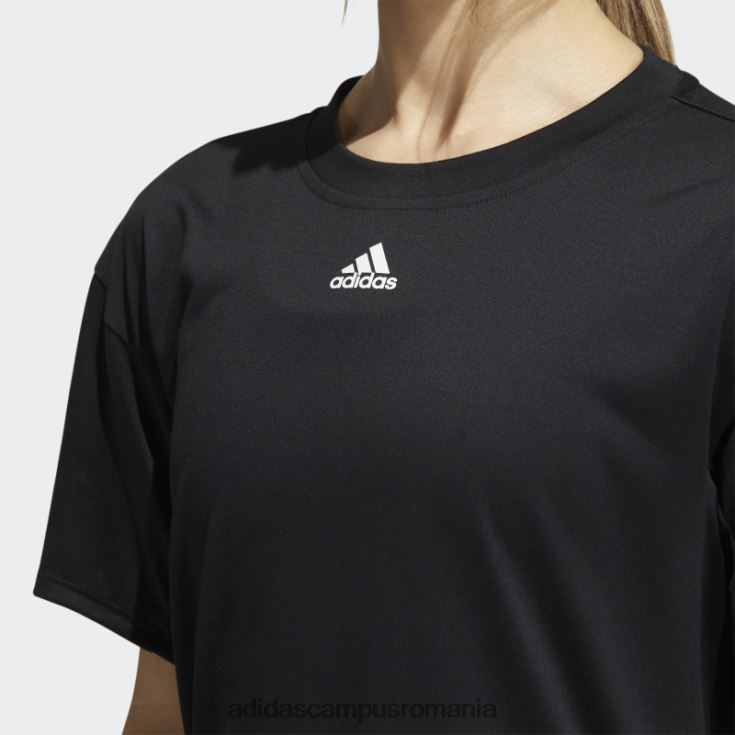adidas campus romania tricou aeroready cu 3 dungi negru adidas femei negru J266N23708