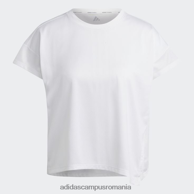 adidas campus romania tricou alb de antrenament hiit aeroready quickburn femei alb negru J266N29005