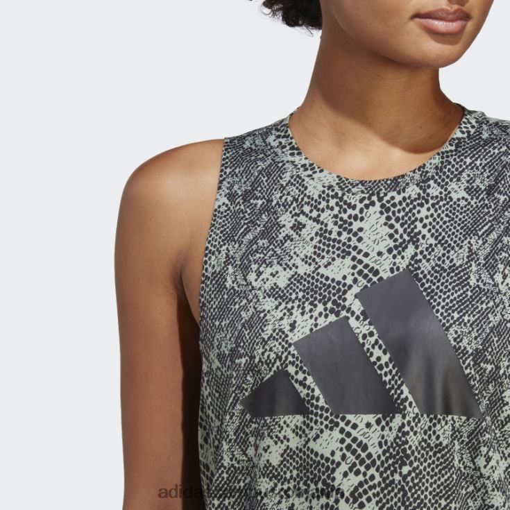 adidas campus romania tricou cu imprimeu cu icoane de tren, verde argintiu femei verde argintiu/negru J266N29380