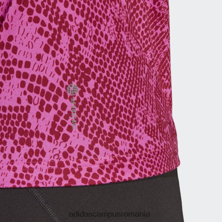 adidas campus romania tricou cu imprimeu cu icoane trenuri fucsia femei fucsia/visiniu J266N29163