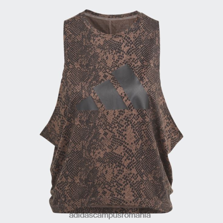 adidas campus romania tricou cu imprimeu peste tot cu icoane de tren pământ femei pământ/negru J266N216447