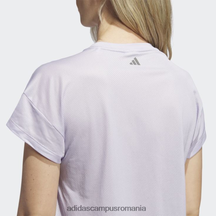 adidas campus romania tricou de antrenament hiit aeroready quickburn silver Dawn femei zori argintii/alb J266N29068