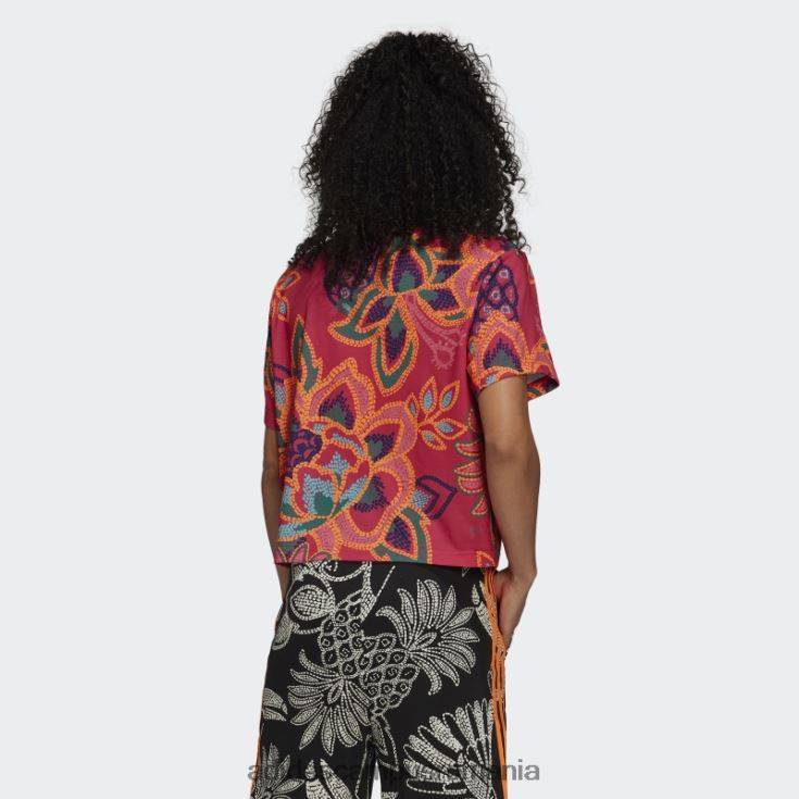 adidas campus romania tricou grafic farm rio berry femei fructe de pădure/aplicație portocalie J266N210507