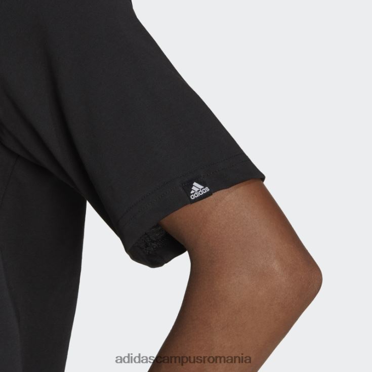 adidas campus romania tricou grafic negru aeroready pentru antrenament femei negru J266N210415