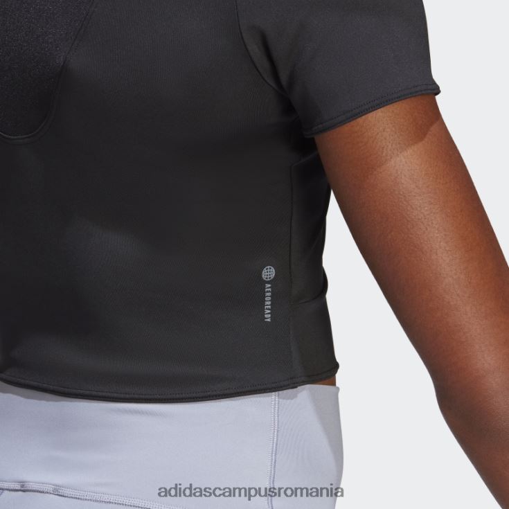 adidas campus romania tricou negru de antrenament hiit aeroready crop femei negru J266N29298