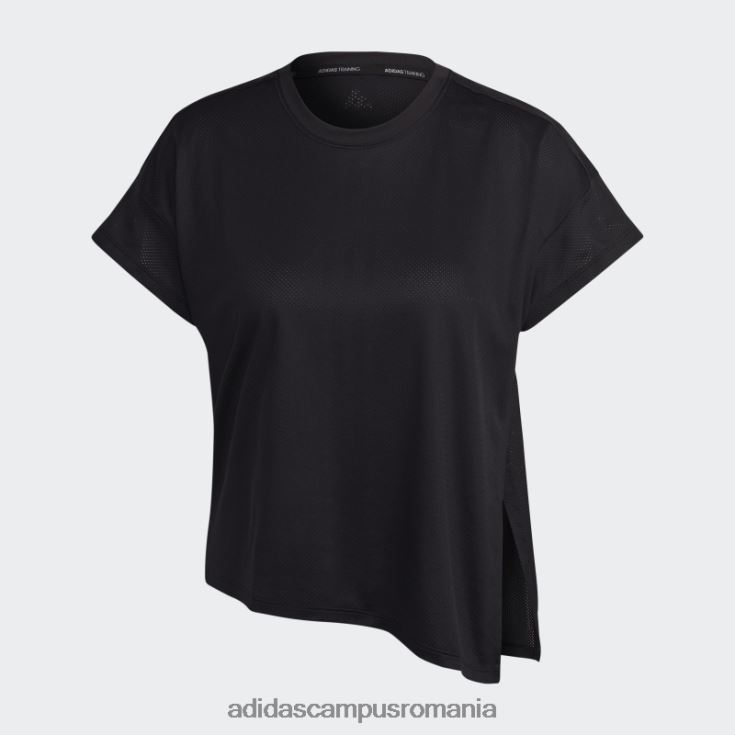 adidas campus romania tricou negru de antrenament hiit aeroready quickburn femei alb negru J266N28992