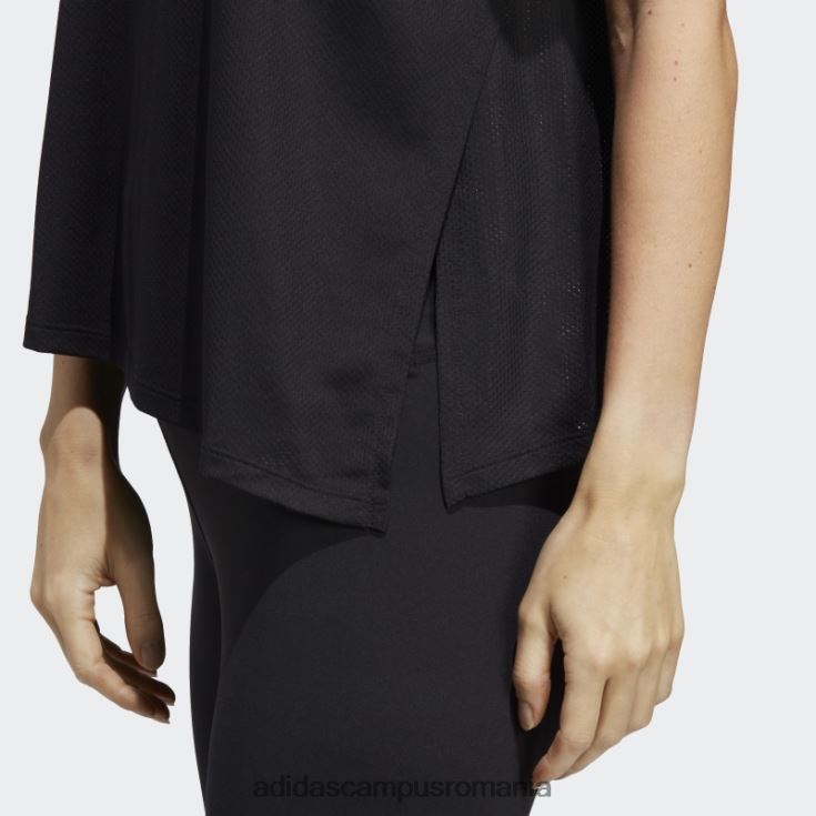 adidas campus romania tricou negru de antrenament hiit aeroready quickburn femei alb negru J266N28992