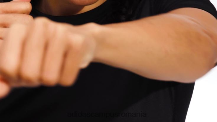 adidas campus romania tricou negru de antrenament techfit adidas femei alb negru J266N216413