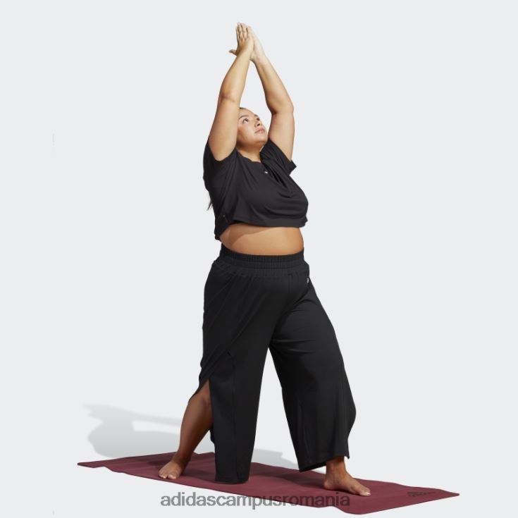 adidas campus romania tricou studio (mărime plus) negru femei negru J266N29086