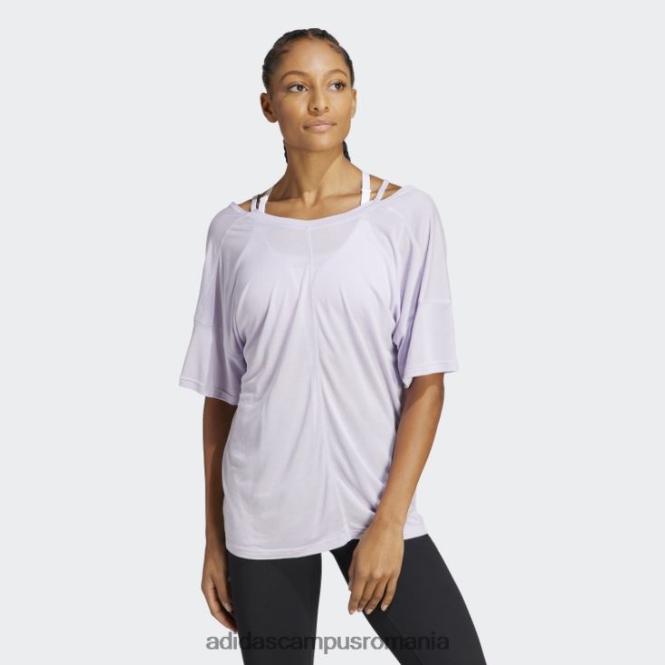 adidas campus romania tricou supradimensionat silver dawn yoga studio adidas femei zori argintii J266N29183