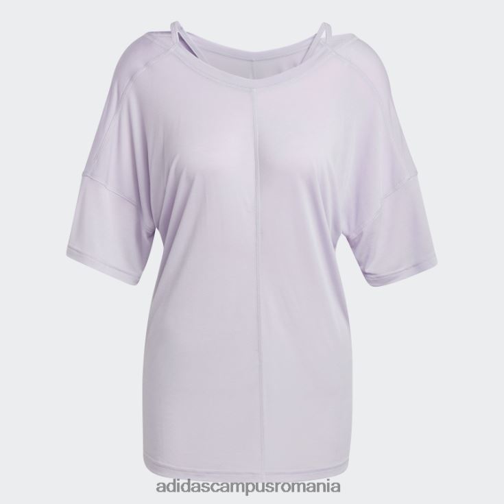 adidas campus romania tricou supradimensionat silver dawn yoga studio adidas femei zori argintii J266N29183