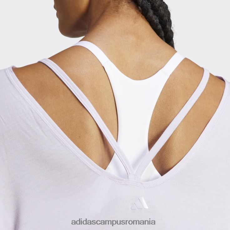 adidas campus romania tricou supradimensionat silver dawn yoga studio adidas femei zori argintii J266N29183