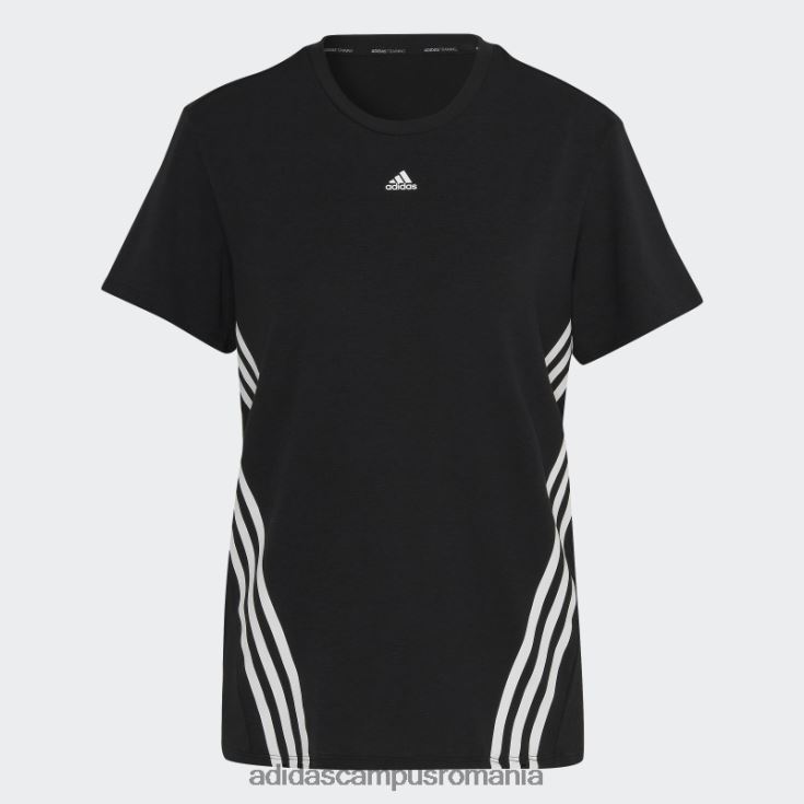 adidas campus romania tricou trainicons cu 3 dungi negru adidas femei alb negru J266N216626