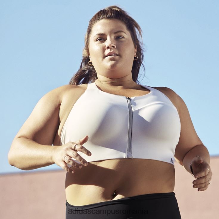 adidas campus romania ultimate sutien (plus size) alb femei alb J266N210592