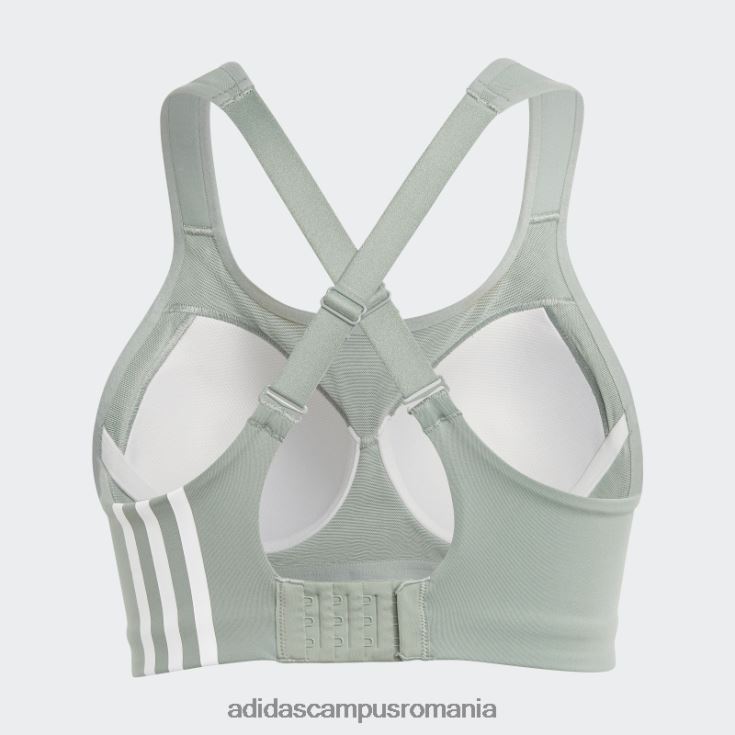 adidas campus romania verde argintiu fierbinte tlrd impact antrenament sutien de înaltă susținere femei verde argintiu/alb J266N29274