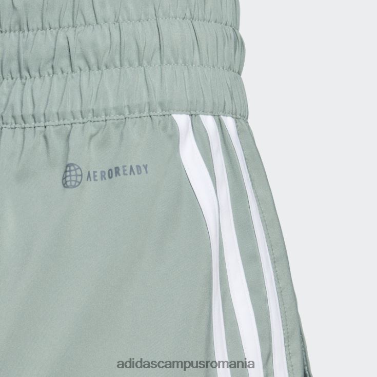 adidas campus romania verde argintiu trainicons pantaloni țesuți cu 3 dungi femei verde argintiu/alb J266N29688