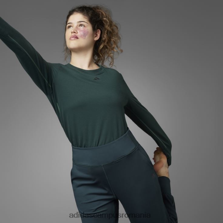 adidas campus romania verde echilibru autentic pantaloni yoga moda femei verde J266N210599