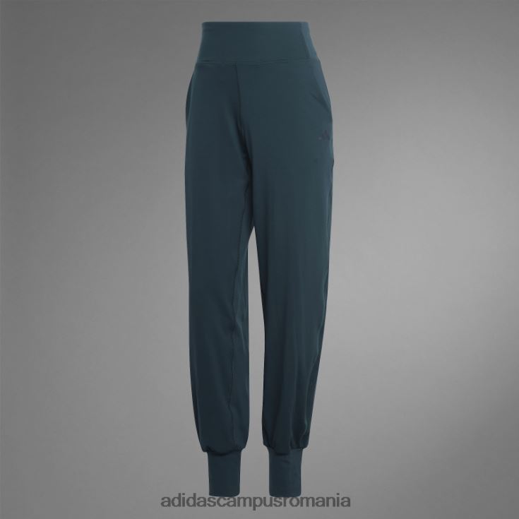 adidas campus romania verde echilibru autentic pantaloni yoga moda femei verde J266N210599