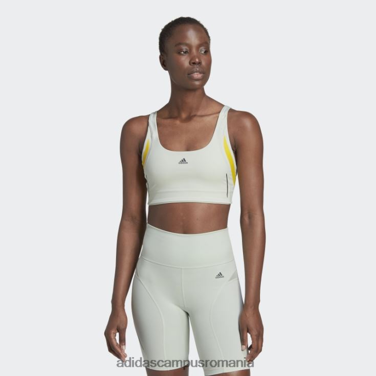 adidas campus romania verde powerimpact luxe antrenament sutien mediu hiit adidas femei verde galben J266N217565
