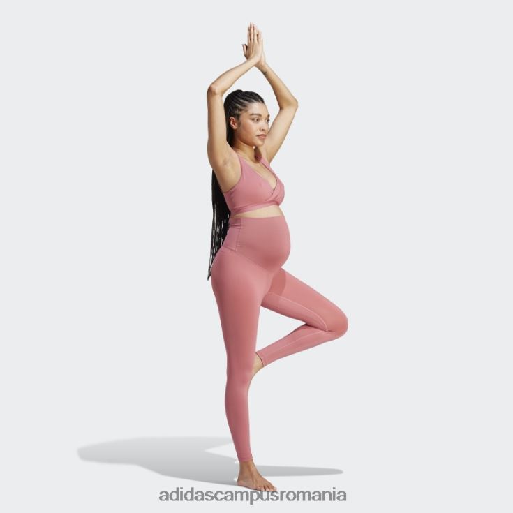 adidas campus romania yoga 7/8 jambiere (maternitate) moda roz femei roz J266N29612
