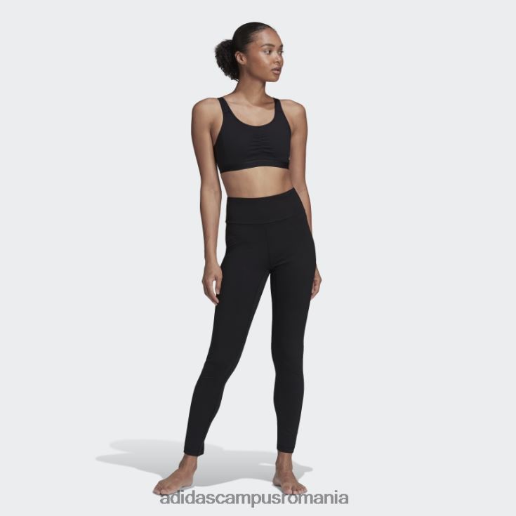 adidas campus romania yoga essentials jambiere cu talie înaltă negru femei negru J266N216393