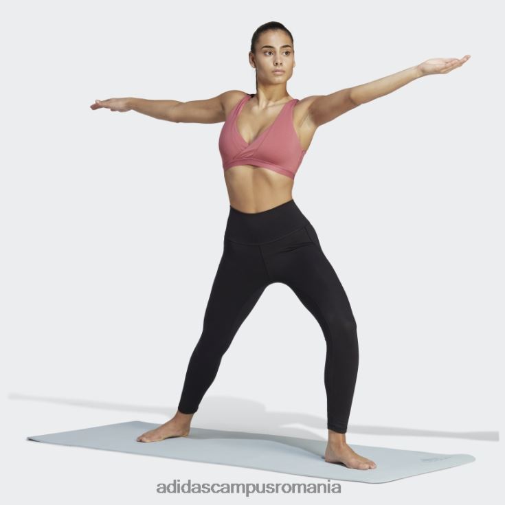 adidas campus romania yoga essentials studio sutien de alăptare cu susținere luminoasă roz femei roz J266N29386