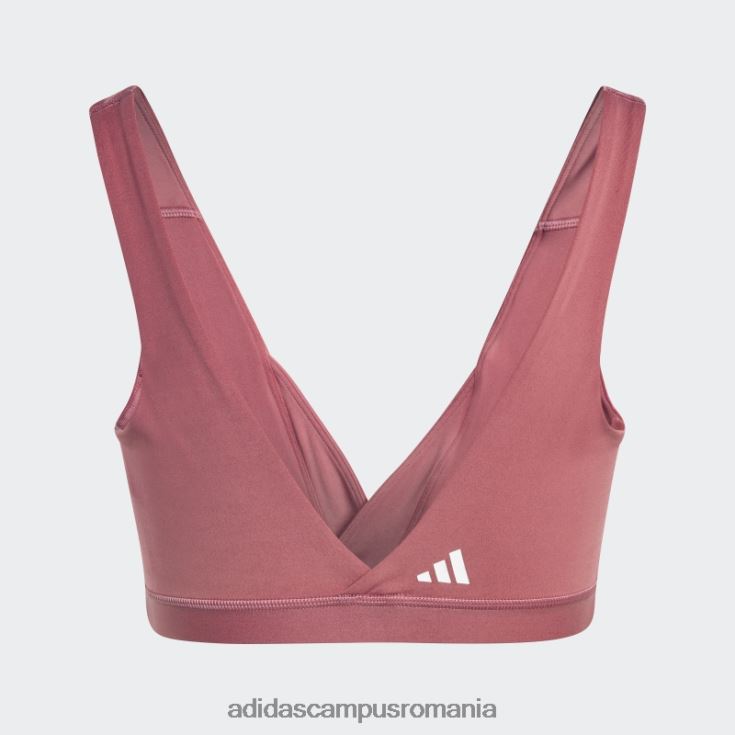 adidas campus romania yoga essentials studio sutien de alăptare cu susținere luminoasă roz femei roz J266N29386