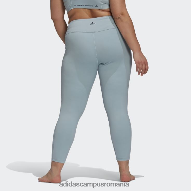adidas campus romania yoga studio 7/8 jambiere (plus marime) fashion gri femei gri J266N210504