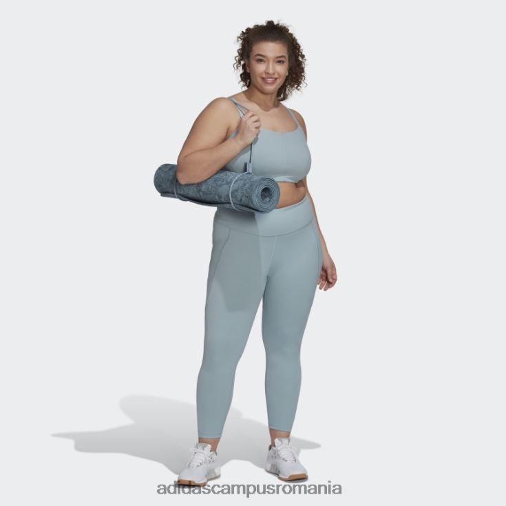 adidas campus romania yoga studio 7/8 jambiere (plus marime) fashion gri femei gri J266N210504