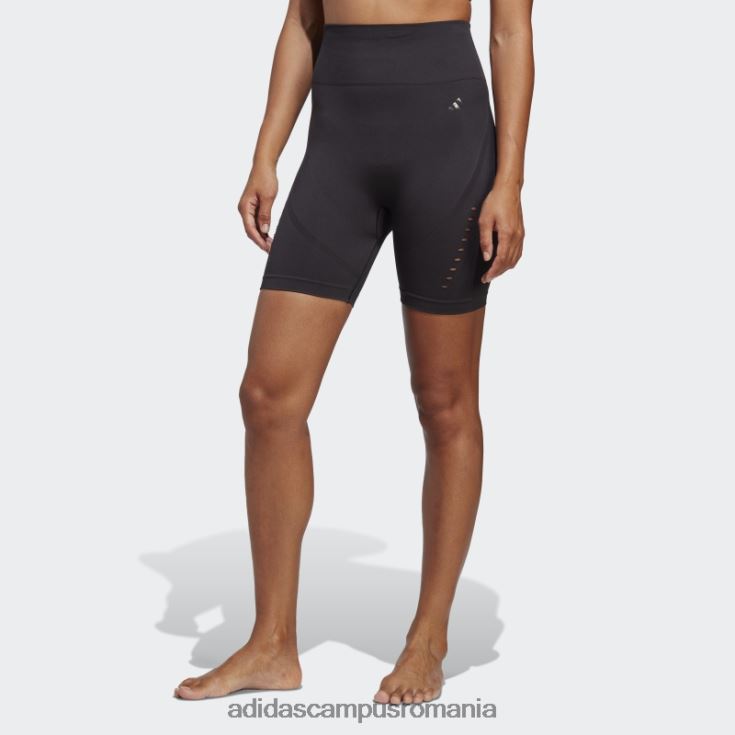 adidas campus romania yoga studio aeroknit bicicletă jambiere scurte negru adidas femei negru J266N216854