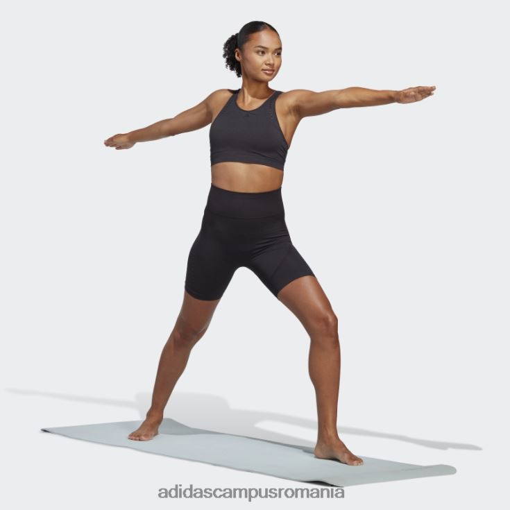 adidas campus romania yoga studio aeroknit bicicletă jambiere scurte negru adidas femei negru J266N216854